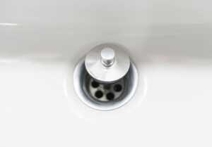 sink drain with drain stop